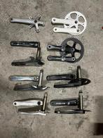 verschillende cranksets hollewtech, Shimano, vierkant, Fietsen en Brommers, Fietsonderdelen, Ophalen of Verzenden, Gebruikt, Racefiets