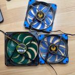 3x PC ventilatoren Nanoxia en Ultra Silent, Ophalen of Verzenden, Zo goed als nieuw, Luchtkoeling
