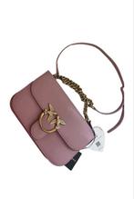 PINKO Love Bag leather crossbody bag, Ophalen of Verzenden, Zo goed als nieuw, Paars, Schoudertasje