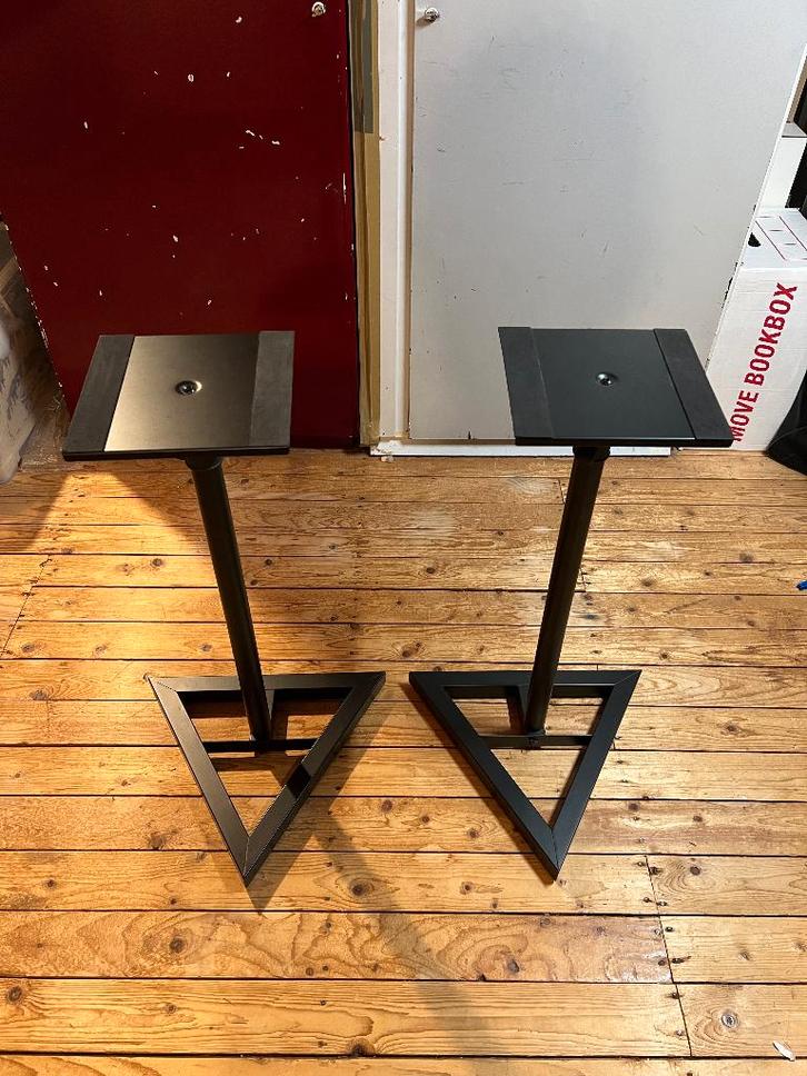 Monitor Statief Set, Audio, Tv en Foto, Professionele Audio-, Tv- en Video-apparatuur, Gebruikt, Audio, Ophalen