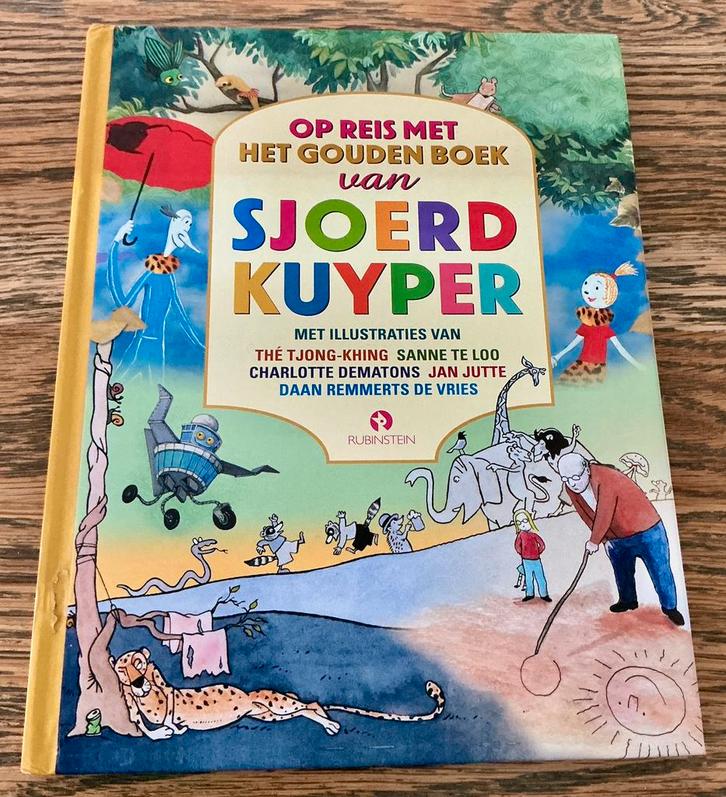 OP REIS MET HET GOUDEN BOEK VAN SJOERD KUYPER ZGAN, Boeken, Kinderboeken | Kleuters, Zo goed als nieuw, Ophalen of Verzenden