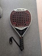 Siux Diablo Revolution 3 met Hesacore en protector, Sport en Fitness, Padel, Ophalen of Verzenden, Gebruikt, Padelracket
