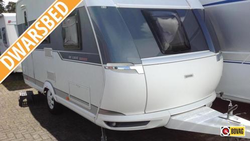 Hobby De Luxe Edition 440 SF, Caravans en Kamperen, Caravans, tot en met 4, Treinzit, Hobby, Dwarsbed, Overige typen, Gascomfoor