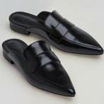 7 FOR ALL MANKIND zwart leer loafer in 36 en 37 NEW- TIEN, TIEN concepts, -, -, Nieuw