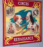 Vintage Circus borden 200x200cm, Ophalen of Verzenden, Zo goed als nieuw, Reclamebord
