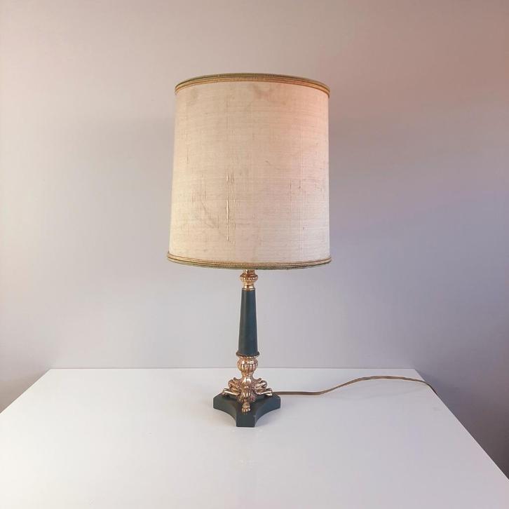 Vintage klassieke tafellamp | Antieke lamp | French empire, Huis en Inrichting, Lampen | Tafellampen, Gebruikt, Minder dan 50 cm