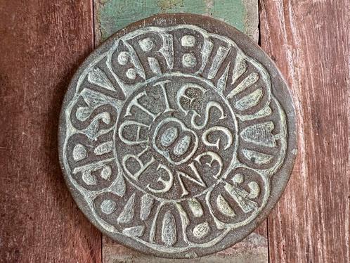 Penning Inka Klinckhard De drukpers verbindt generaties 8, Postzegels en Munten, Penningen en Medailles, Brons, Nederland, Ophalen of Verzenden