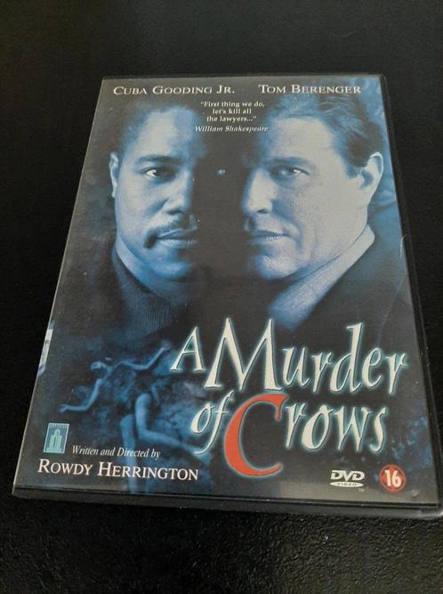 A murder of crows, Tom Berenger, Cuba Gooding Jr.!, Cd's en Dvd's, Dvd's | Thrillers en Misdaad, Gebruikt, Overige genres, Vanaf 16 jaar