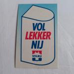 Leuke oude sticker.   VOLNIJ Nijkerk.   Melkfabriek., Ophalen of Verzenden, Zo goed als nieuw, Overige typen