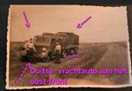 100%orig super foto wo2 duitse soldaten voertuig osten, Ophalen of Verzenden, Duitsland, Foto of Poster