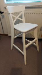 Ikea Kinderstoelen, Wit Hout, Huis en Inrichting, Barkrukken, Ophalen, Gebruikt, 60 tot 90 cm, 1 kruk