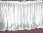 1 Witte vitrage strook van 73 cm hoog en 170 cm breed, Huis en Inrichting, Stoffering | Gordijnen en Lamellen, Wit, 150 tot 200 cm