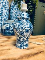 Lampenvoet schemerlamp tafellamp delfts blauw chinees, Huis en Inrichting, Lampen | Tafellampen, Ophalen