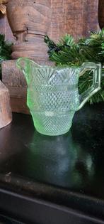 Anchor Hocking Miss America Groene Creamer, Ophalen of Verzenden