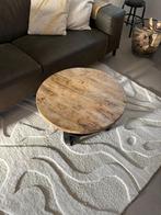 Houten Salontafel - Rond, Huis en Inrichting, Ophalen, Gebruikt, 50 tot 100 cm, Rond
