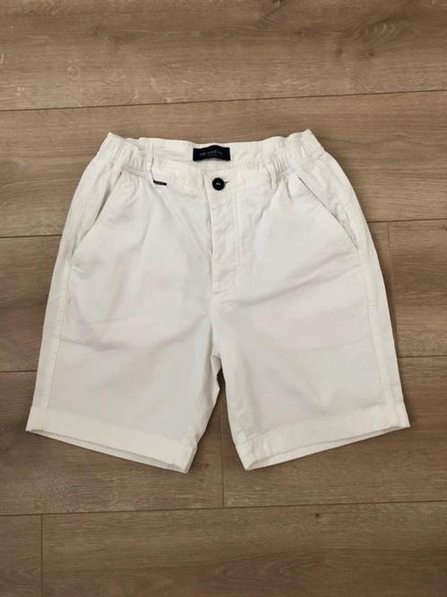 Mr Marvis witte korte broek / shorts - XS , als nieuw, Kleding | Heren, Broeken en Pantalons, Zo goed als nieuw, Maat 46 (S) of kleiner