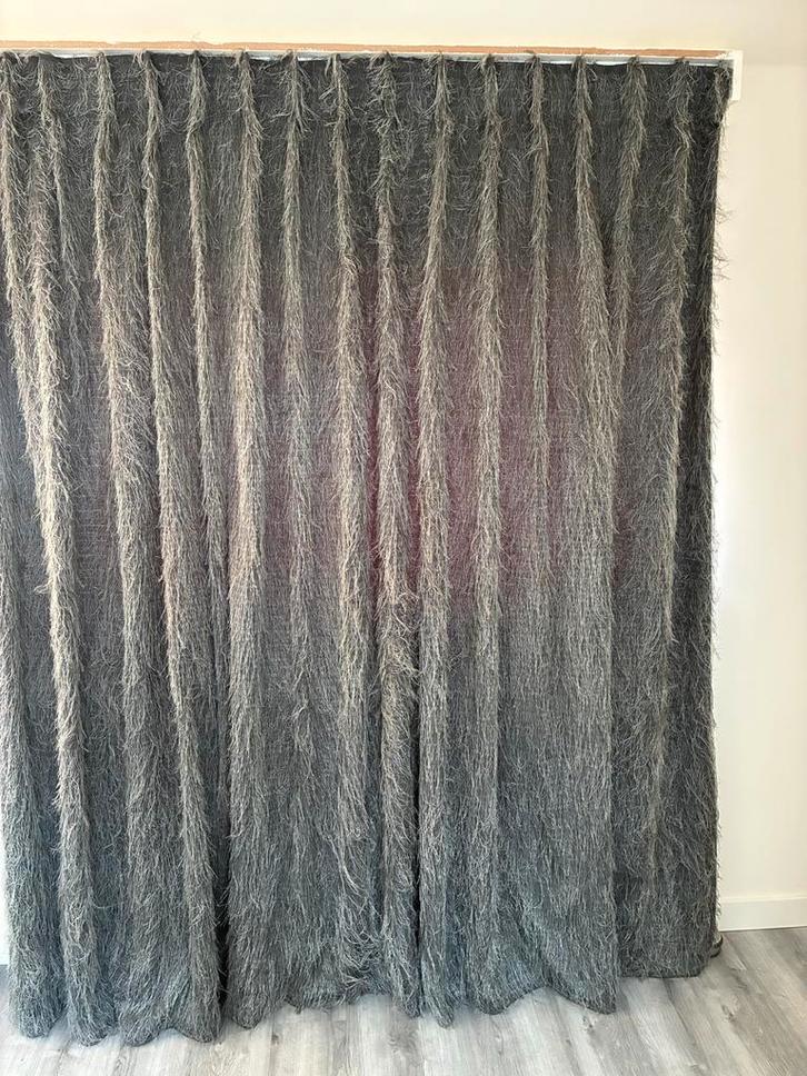 Verduisterende Overgordijnen met Loodveter, Huis en Inrichting, Stoffering | Gordijnen en Lamellen, Zo goed als nieuw, 200 cm of meer