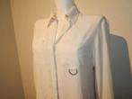Mugler Thierry Mugler zijde room witte blouse zilver details, Overige kleuren, Verzenden, Zo goed als nieuw, Maat 36 (S)