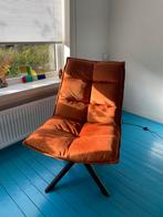 Draaifauteuil terra Clayton Leen Bakker, Huis en Inrichting, Fauteuils, Ophalen, 75 tot 100 cm, Zo goed als nieuw, Stof