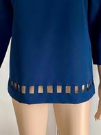 H1020 Nikkie maat 38=M blouse top tuniek donker-blauw, Maat 38/40 (M), Blauw, Ophalen of Verzenden, Zo goed als nieuw