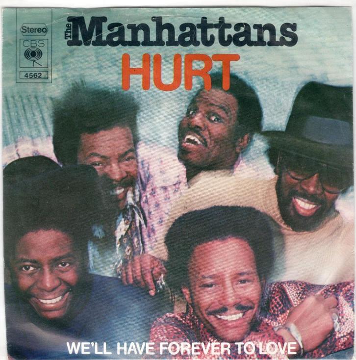 THE MANHATTANS  -  Hurt, Cd's en Dvd's, Vinyl Singles, Gebruikt, Single, Pop, 7 inch, Ophalen of Verzenden