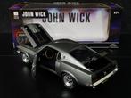 Highway 61 1:18 1969 Ford Mustang Boss 429 John Wick, Hobby en Vrije tijd, Modelauto's | 1:18, Overige merken, Auto, Onbekend