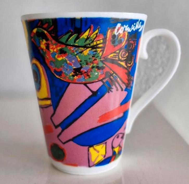 Corneille Beker, Huis en Inrichting, Keuken | Servies, Zo goed als nieuw, Kop(pen) en/of Schotel(s), Overige stijlen, Ophalen of Verzenden