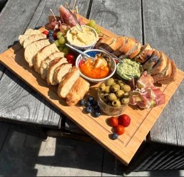 Bamboe snijplanken/butcherblock/serveer plank 