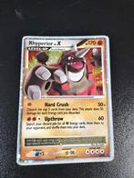 Rhyperior LV.X - Zeldzame Pokémon Kaart!, Ophalen of Verzenden, Gebruikt, Losse kaart, Foil
