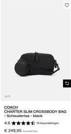 COACH Charter Slim Crossbody Tas - Zwart, Sieraden, Tassen en Uiterlijk, Tassen | Schoudertassen, Ophalen of Verzenden, Nieuw
