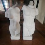 Beeld Man en Vrouw Torso, Ophalen of Verzenden