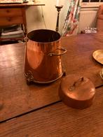 Koperen Pot met Deksel, Ophalen of Verzenden, Koper