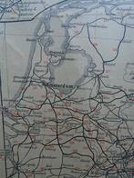 Spoorwegkaart zu Hermann's Fahrplane met Nederland 53 x 36, Verzamelen, Ophalen of Verzenden, Overige soorten, Kaart of Prent