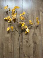 Silk-Ka zijdebloemen Ginkgo geel 115 centimeter, Ophalen of Verzenden, Zo goed als nieuw