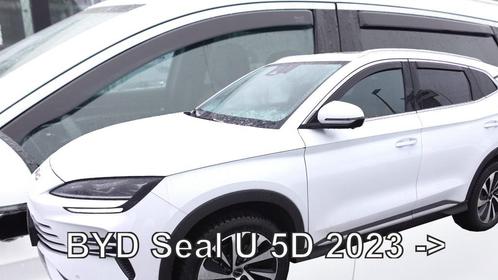 BYD zijwindschermen dark donker tbv oa Seal Dolphin Seal U, Auto diversen, Auto-accessoires, Nieuw, Ophalen of Verzenden
