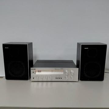 Erres TA2000 receiver met Philips 482 speakers beschikbaar voor biedingen
