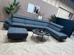 ZGAN Montel Modena Verlengde Hoekbank  - Grijs - 382 x 220, Huis en Inrichting, Banken | Bankstellen, Ophalen, 250 tot 300 cm