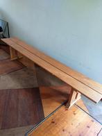 Te koop stevige houten zitbank, Ophalen, Gebruikt, Eenvoudig, Overige maten