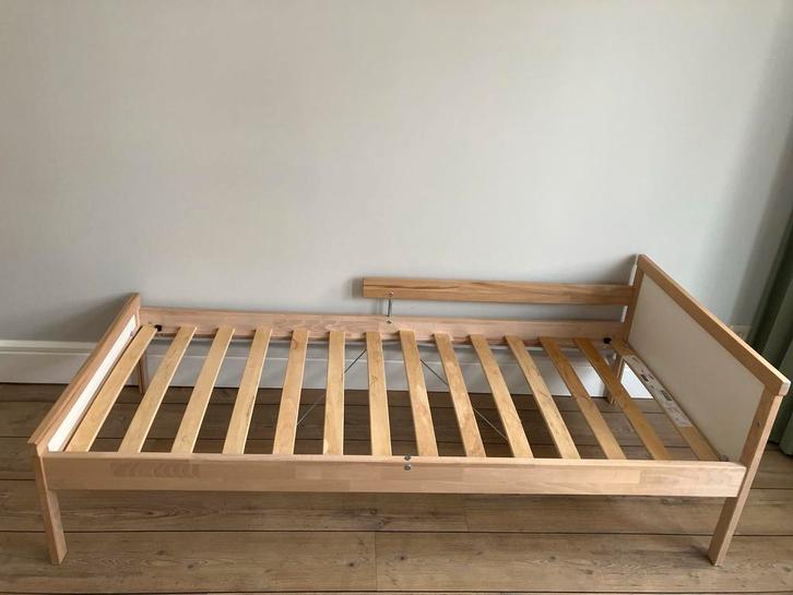 IKEA Singlar kinderbed 70x160, Huis en Inrichting, Zitzakken, Zo goed als nieuw, Beige, Ophalen of Verzenden