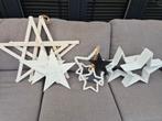 Kerststerren en  doos kerstboom hangers, Diversen, Kerst, Ophalen of Verzenden, Gebruikt