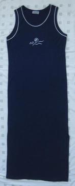 Pierre Cardin lange jurk maxijurk blauw-wit classic sports M, Kleding | Dames, Maat 38/40 (M), Blauw, Pierre cardin, Ophalen of Verzenden