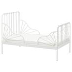 MINNEN
Meegroeibed, wit, Kinderen en Baby's, Kinderkamer | Bedden, Ophalen, 70 tot 85 cm, Zo goed als nieuw, Lattenbodem