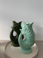 Nieuwe groene vis waterkan van keramiek, Aardewerk of Porselein, Nieuw, Ophalen of Verzenden, Minder dan 50 cm