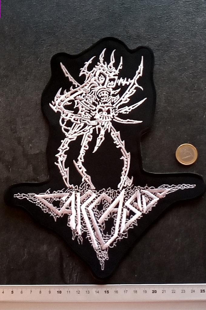 Carcass zeer mooie shaped embroidered backpatch metal, Verzenden, Nieuw, Kleding
