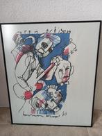 Schilderij, Huis en Inrichting, Woonaccessoires | Schilderijen, Tekeningen en Foto's, Ophalen, 50 tot 75 cm, Zo goed als nieuw