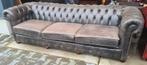 Chesterfield XL bank grijs antraciet + BEZORGING GRATIS