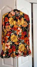 Bloemen Blouse TRF Maat M Zara lange blouse, Ophalen of Verzenden, Zo goed als nieuw, Maat 38/40 (M), Overige kleuren