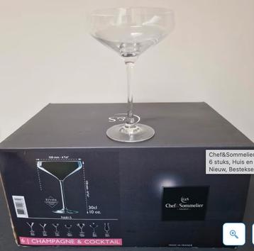 Chef&Sommelier Champagne Cocktail Glazen - Nieuw! beschikbaar voor biedingen