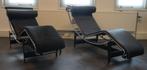 Cassina LC4 Le Corbusier Zwart Leer / of Ponyhuid, -, Nieuw, 125 cm of meer, Ophalen of Verzenden