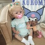 reborn baby meisje 55 cm, Verzamelen, Ophalen of Verzenden, Nieuw, Pop, Levensecht of Reborn